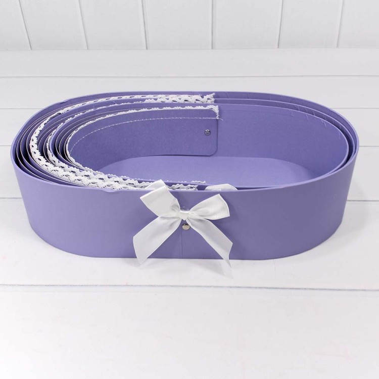 720970/2 Коробки "Люлька" Набор 1/3 39*23,3*9 Светлый пурпурно-синий 1/18