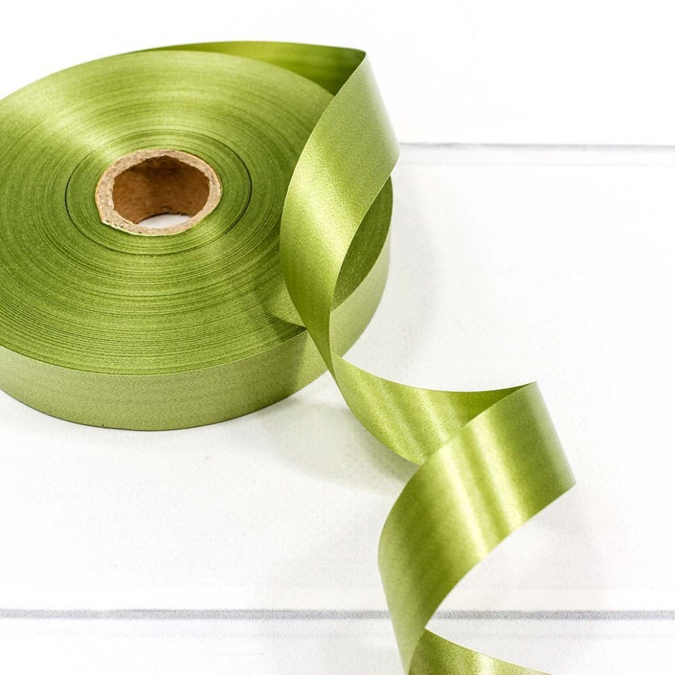 589-20/5 Лента полипропиленовая 2 см*100 ярд оливковый 1/10 1/120