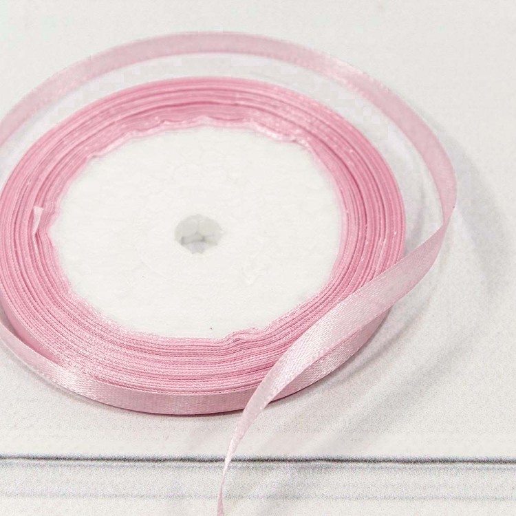 562-6/149 Лента Атласная Сатин 0,6см*25 ярд Светло-пурпурный 1/10 1/1200