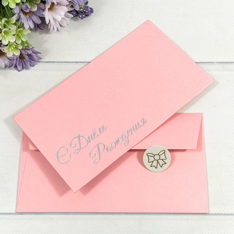 003011/6	Конверт подарочный 16,9*9,4см 1106 1/10 1/250	