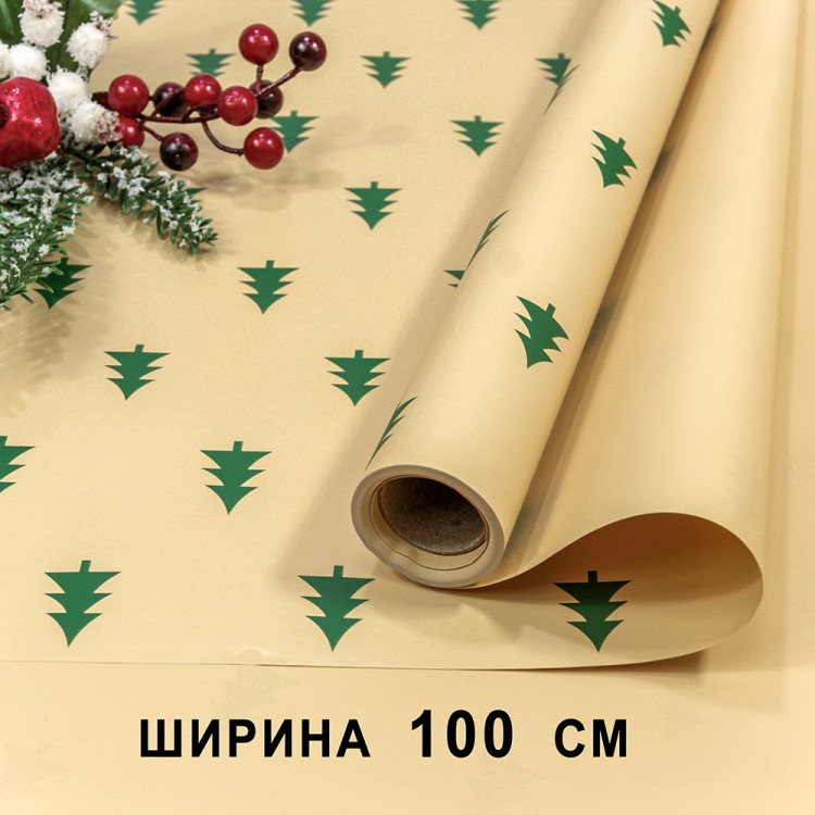 1732/1 Плёнка для упаковки 1*10м "Новогодняя"-321 65мкм 1/20 1732/1 Плёнка для упаковки 1*10м "Новогодняя"-321 65мкм 1/20