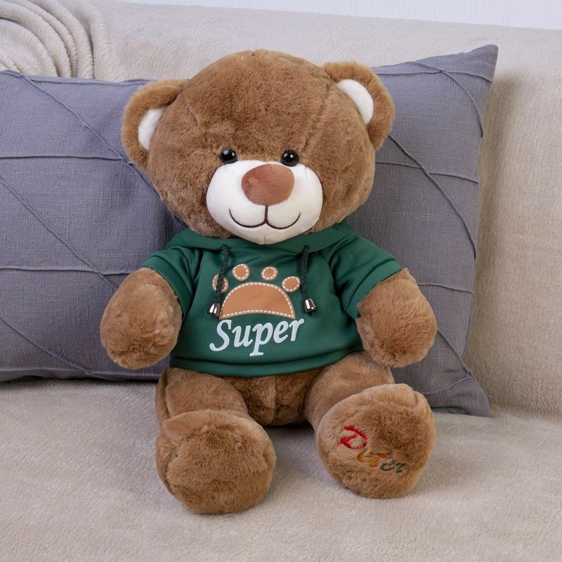 DL204006909GN Мягкая игрушка Медведь размер 40см Зелёный DL204006909GN Мягкая игрушка Медведь размер 40см Зелёный