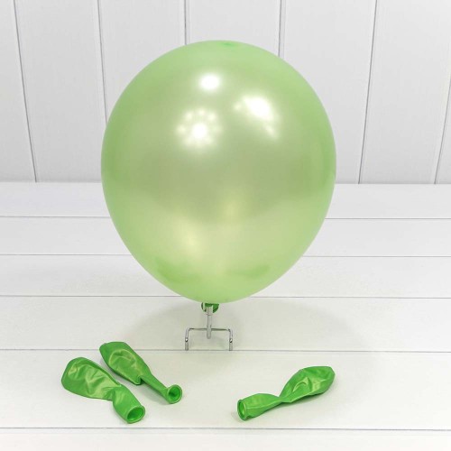 13400/4 Шарики воздушные из латекса "Перламутр" 12"/30см (100 шт.) 2,8г Салатовый 1/60
