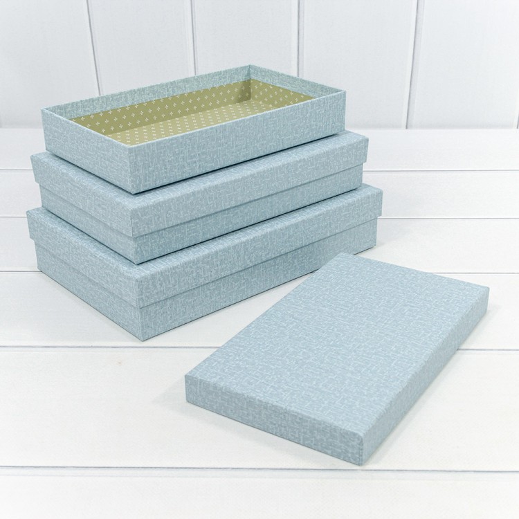 7213426/0066	Коробки Прямоугольные Набор 1/3 28*18*6 Голубой 1/36																						