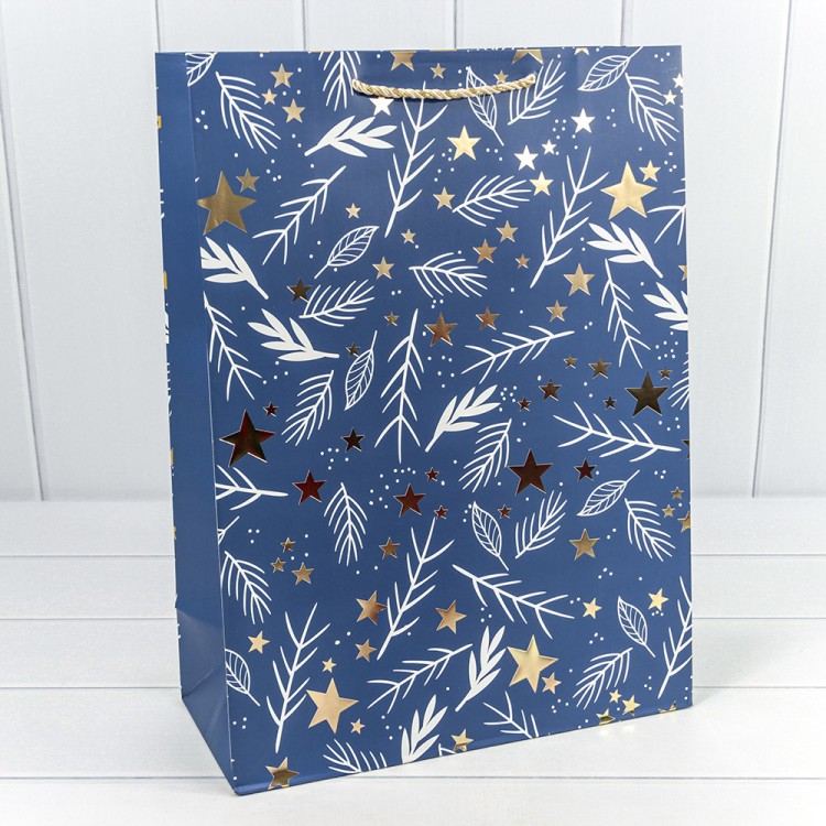 300433A Пакет подарочный "Новый год" (микс 433) 33*45*15 210г 1/20 1/80