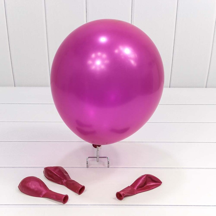 13400/5 Шарики воздушные из латекса "Перламутр" 12"/30см (100 шт.) 2,8г Пурпурный 1/60