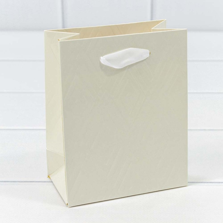 000156H/3 Пакет подарочный "Элегант" Белый 12*15*7 230г 1/20 1/240