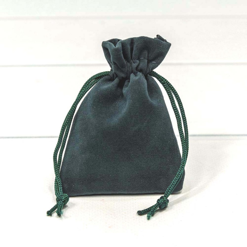 000811J/23 Мешочки бархатные 7*9 Сине-зелёный 1/50 1/3000  