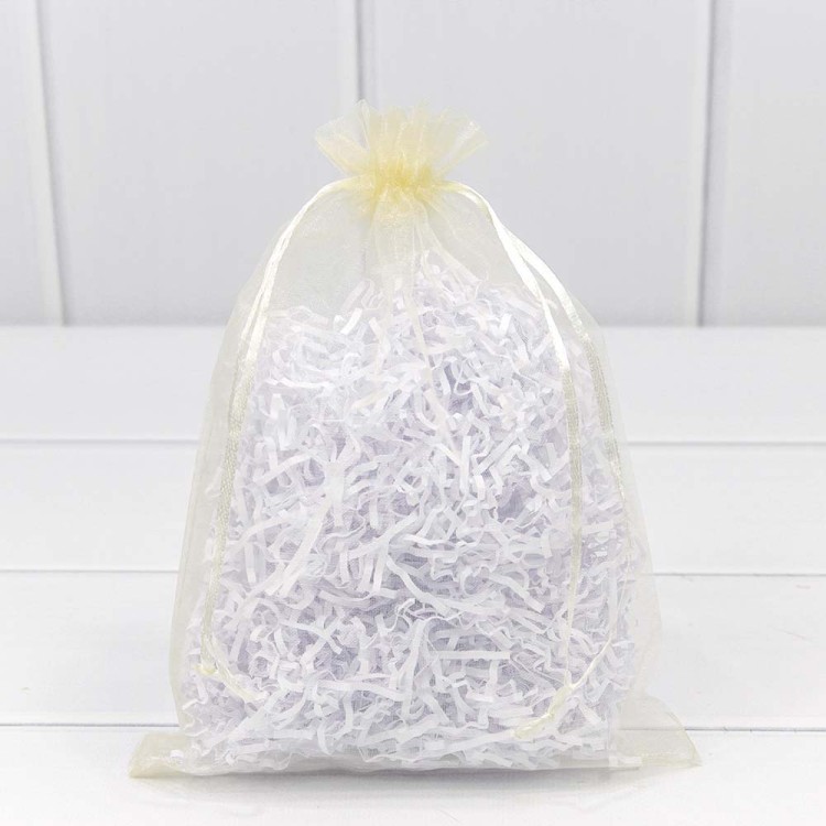 000801-1E Мешочки из органзы 17*23 Бежевый 1/100 1/3000