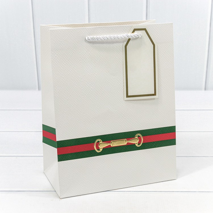 300820E/1 Пакет подарочный с тиснением "Текстура" Белый 18*23*10 210г 1/12 1/480