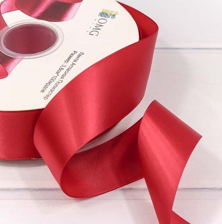 556-38/250 Лента Атласная Полиэстер класс А 3,8см*100ярд Тёмно-красный 1/6 1/24 556-38/250 Лента Атласная Полиэстер класс А 3,8см*100ярд Тёмно-красный 1/6 1/24