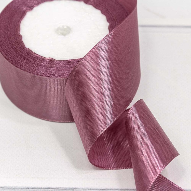 562-38/118 Лента Атласная Сатин 3,8см*25ярд Лиловый 1/5 1/200