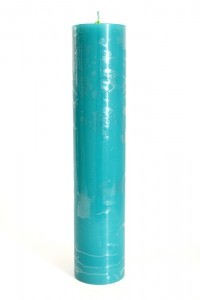 1380442900 Цилиндр 50 Н200 свеча парафиновая, небесно-голубой, шт									