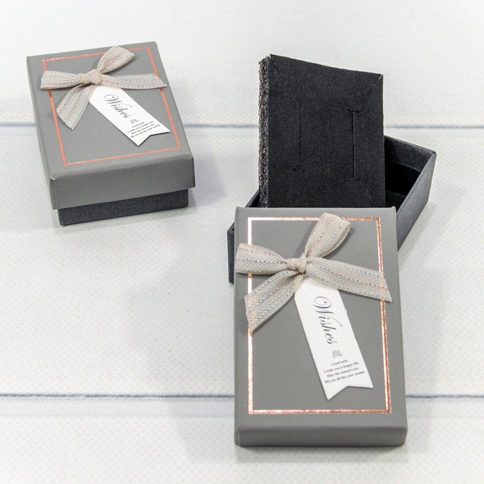 91102/3 Коробка Прямоугольная 8*5,5*2,7 Серый 1/12 1/240