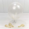 13400/8 Шарики воздушные из латекса "Перламутр" 12"/30см (100 шт.) 2,8г Белый 1/60