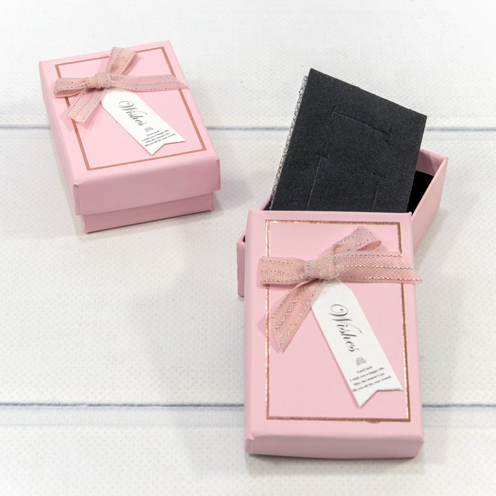 91102/4 Коробка Прямоугольная 8*5,5*2,7 Розовый 1/12 1/240