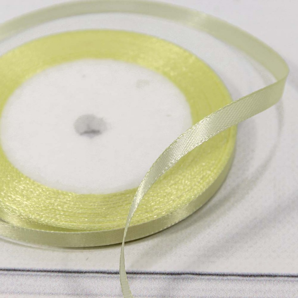 562-6/02 Лента Атласная Сатин 0,6см*25ярд Светло-жёлтый 1/10 1/1200 562-6/02 Лента Атласная Сатин 0,6см*25ярд Светло-жёлтый 1/10 1/1200