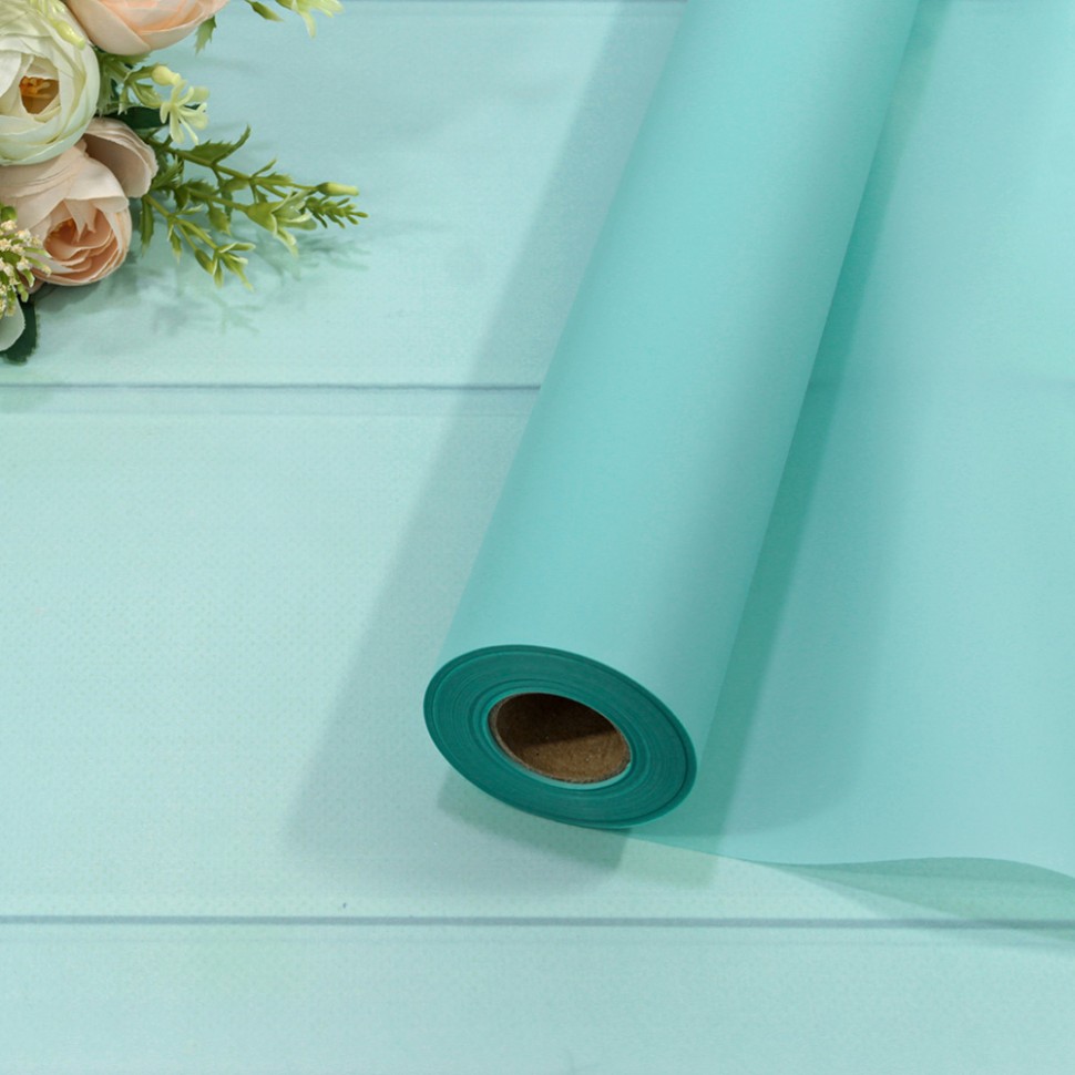 1857/6134 Плёнка 0,58*32м матовая однотонная 55мкм Голубой 1/12 1857/6134 Плёнка 0,58*32м матовая однотонная 55мкм Голубой 1/12