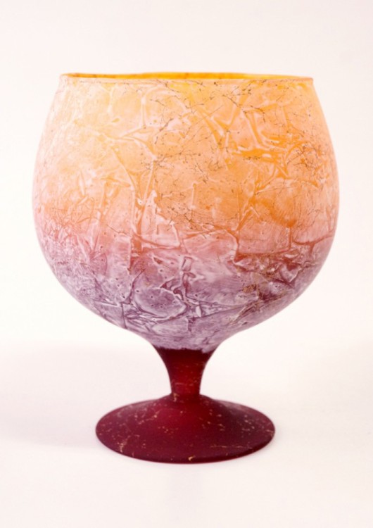 2705932072 Ваза-бокал "Юлия Бренди" на ножке H-191мм D-160мм (2 л)