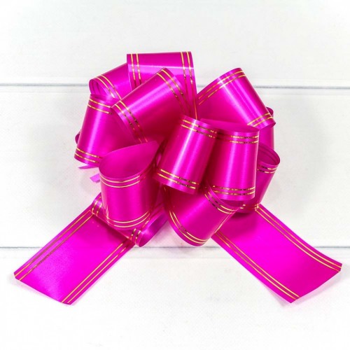 000525-50 Бант-шар 5 см с золотой полосой (микс) 1/50 1/2000