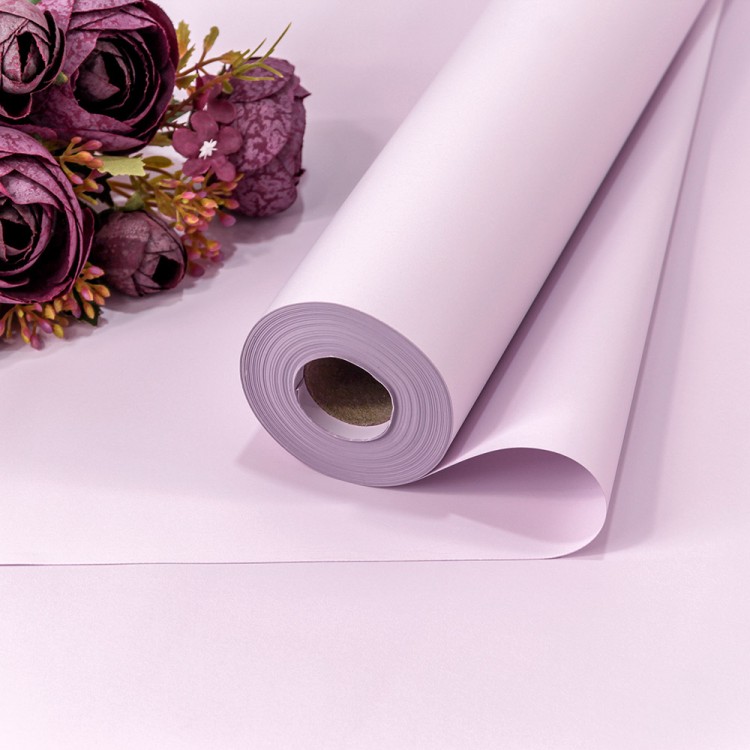 1838/263 Плёнка 58см 800г матовая "Корейская" 65мкм Сиреневый 1/12