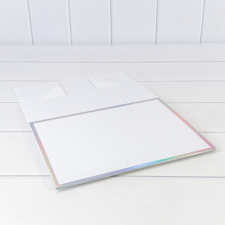 720116/1 Коробка Прямоугольная 30,6*23*11 складная на магнитах Белый 1/40