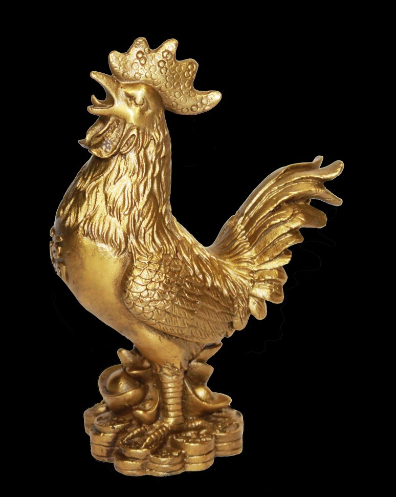 101140 Бронзовый петух 15х10х5,5 см