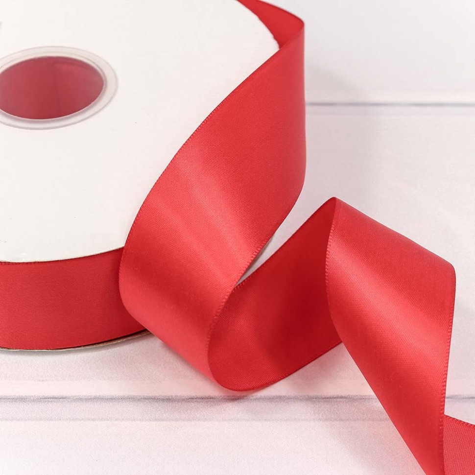 556-38/235 Лента Атласная Полиэстер класс А 3,8см*100ярд Красный 1/9 1/36 556-38/235 Лента Атласная Полиэстер класс А 3,8см*100ярд Красный 1/9 1/36