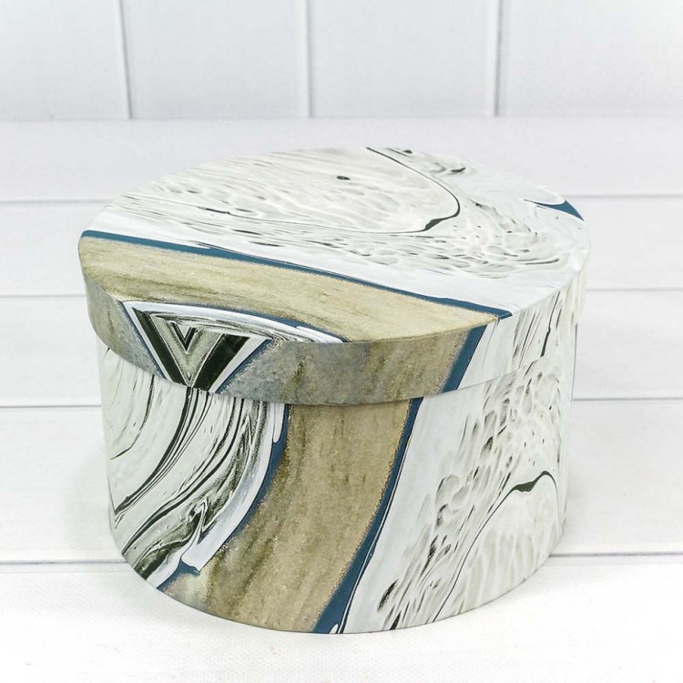 720770/1 Набор коробок 1/3 круглый 20*12,3 см Дизайнерский 1/24