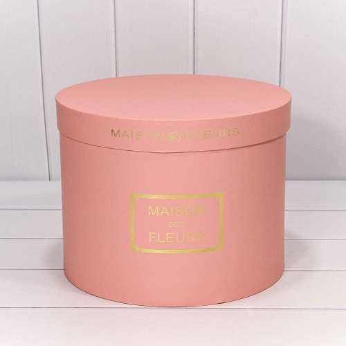7215006/1532 Коробки Круглые Набор 1/5 32*24,5 "Maison des Fleurs" Персиковый 1/4