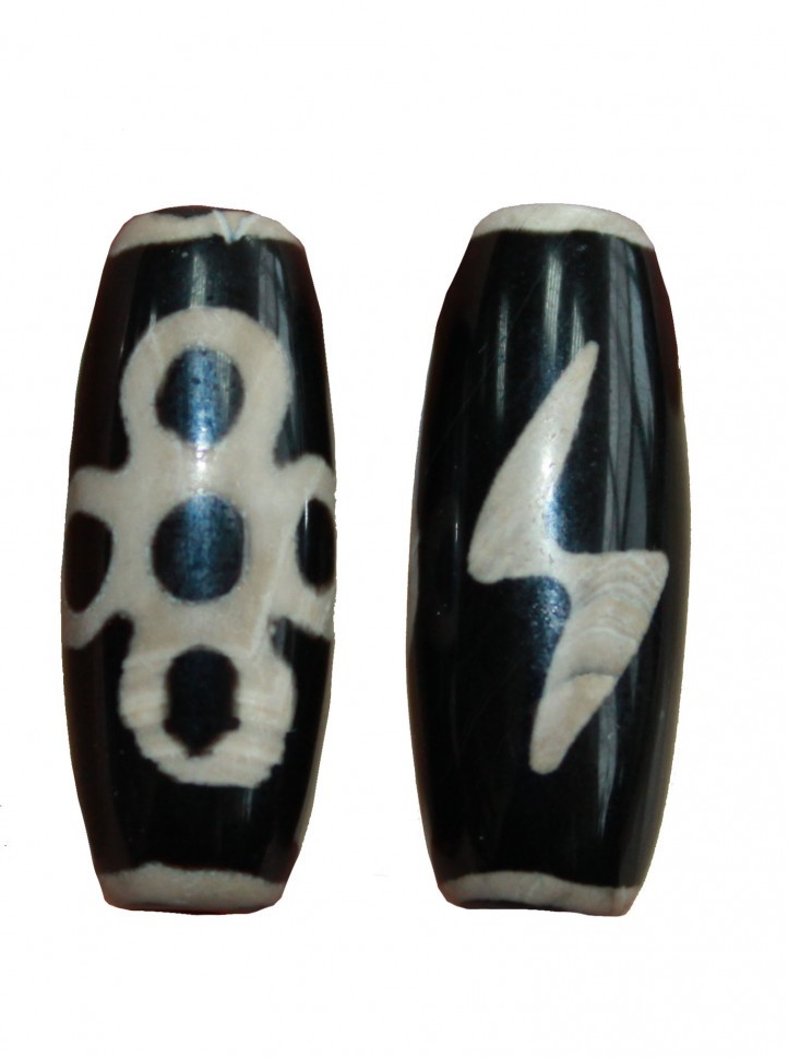 DZ132 Бусина дзи Гаруда 25 мм