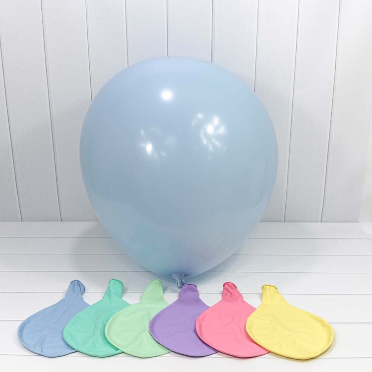 15100 Шарики воздушные из латекса "Макарун" 36"/90см (25 шт.) 25г (микс) 1/25