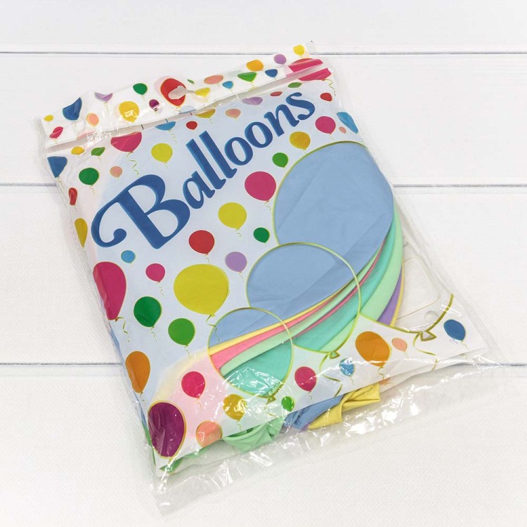 15100 Шарики воздушные из латекса "Макарун" 36"/90см (25 шт.) 25г (микс) 1/25