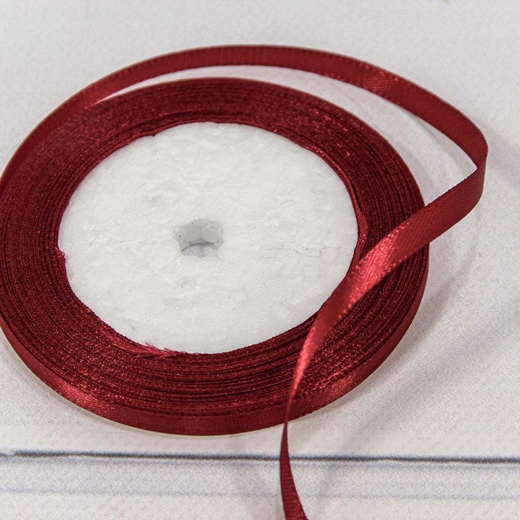 562-6/86 Лента Атласная Сатин 0,6см*25 ярд Тёмный красный 1/10 1/1200 562-6/86 Лента Атласная Сатин 0,6см*25 ярд Тёмный красный 1/10 1/1200