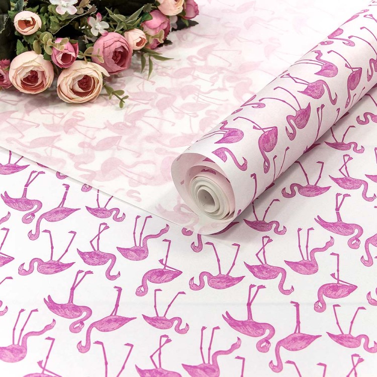 1404/08 Бумага Крафт 0,72*10м белая 50г "Фламинго" 1/20