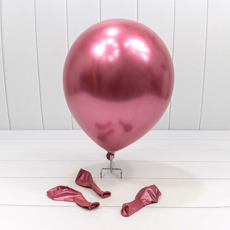 18100/1 Шарики воздушные из латекса "Хром" 11"/28см (50 шт.) 2,8г Тёмно-лиловый 1/120