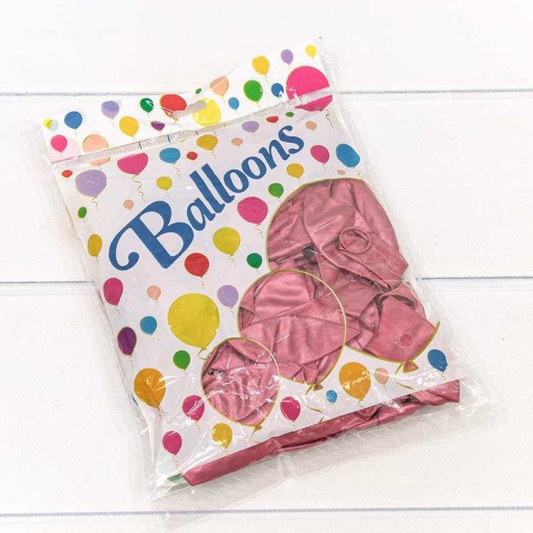 18100/1 Шарики воздушные из латекса "Хром" 11"/28см (50 шт.) 2,8г Тёмно-лиловый 1/120