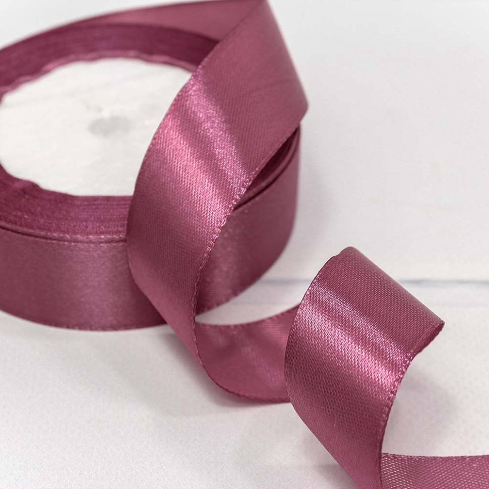 562-25/118 Лента Атласная Сатин 2,5см*25ярд Лиловый 1/5 1/120  