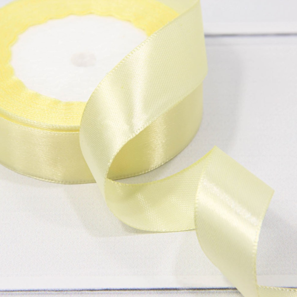 562-25/02 Лента Атласная Сатин 2,5см*25ярд Светло-жёлтый 1/5 1/300 562-25/02 Лента Атласная Сатин 2,5см*25ярд Светло-жёлтый 1/5 1/300