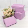 7213367/1537	Коробки Прямоугольные Набор 1/3 22*15*11,5 Сиреневый 1/24