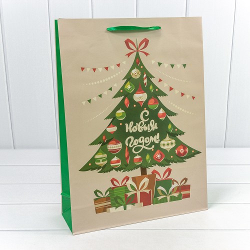 300430A	Пакет подарочный "Новый год" (микс 430) 33*45*11 157г 1/20 1/240