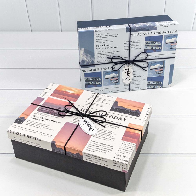 72091307/54 Коробки Прямоугольные Набор 1/3 29*21*9,5 "Cherish Today" (ассортимент) 1/12