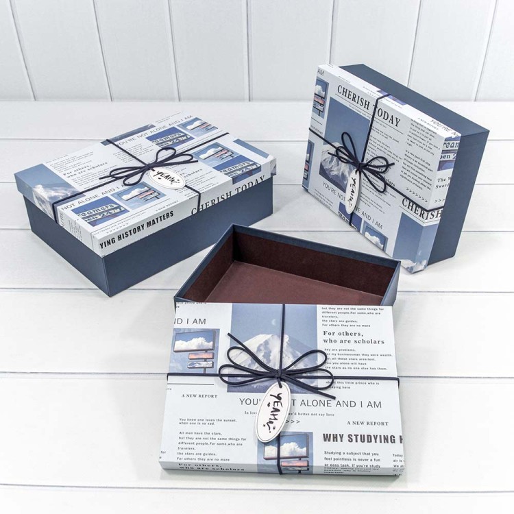 72091307/54 Коробки Прямоугольные Набор 1/3 29*21*9,5 "Cherish Today" (ассортимент) 1/12