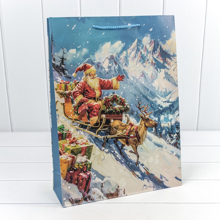 300431A Пакет подарочный "Новый год" (микс 431) 33*45*11 157г 1/20 1/240