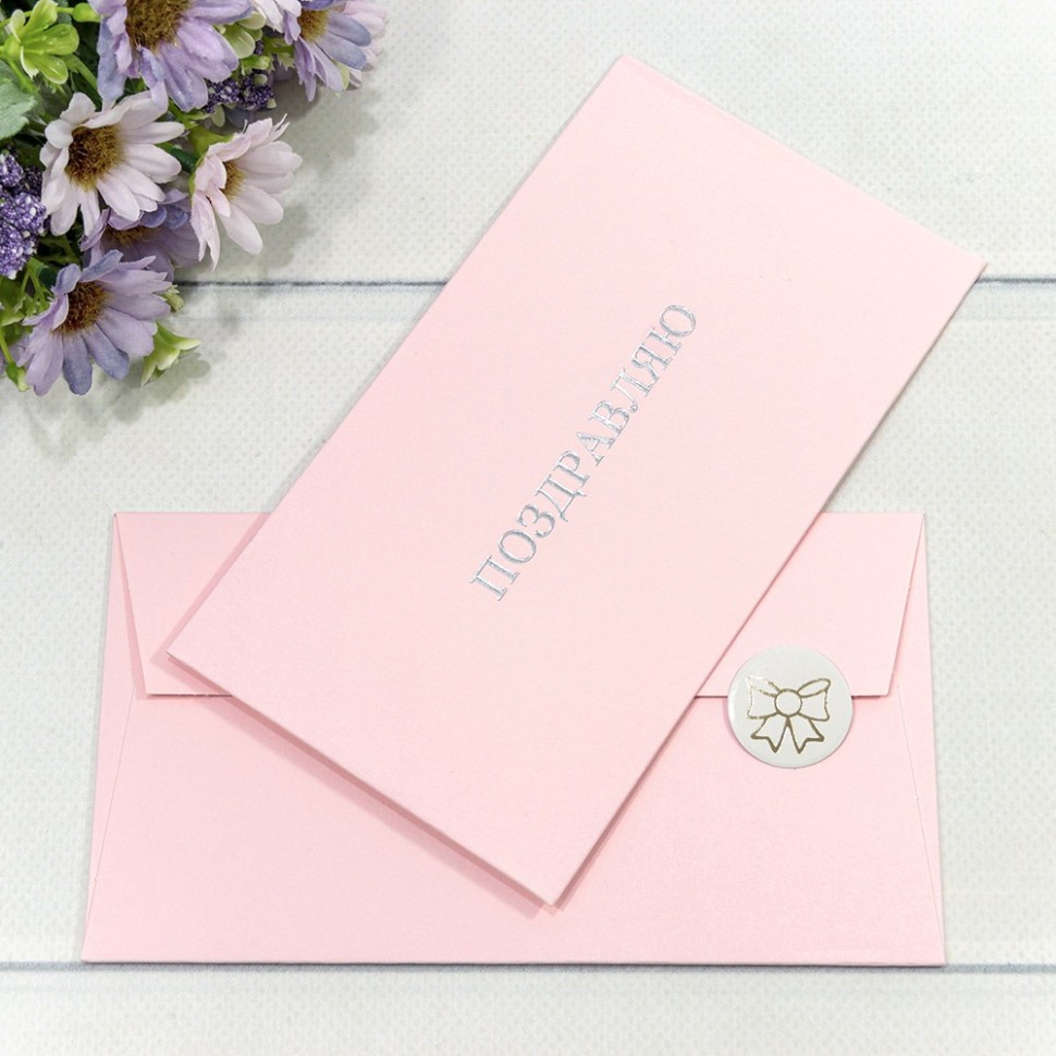 003013/5 Конверт подарочный 16,9*9,4см 1305 1/10 1/250																					