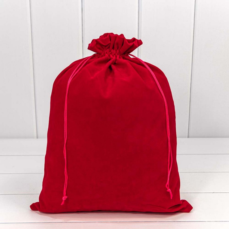 000811A/50 Мешочки бархатные 30*40 Красный 1/20 1/300