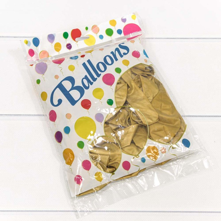 18100/8 Шарики воздушные из латекса "Хром" 11"/28см (50 шт.) 2,8г Хаки 1/120