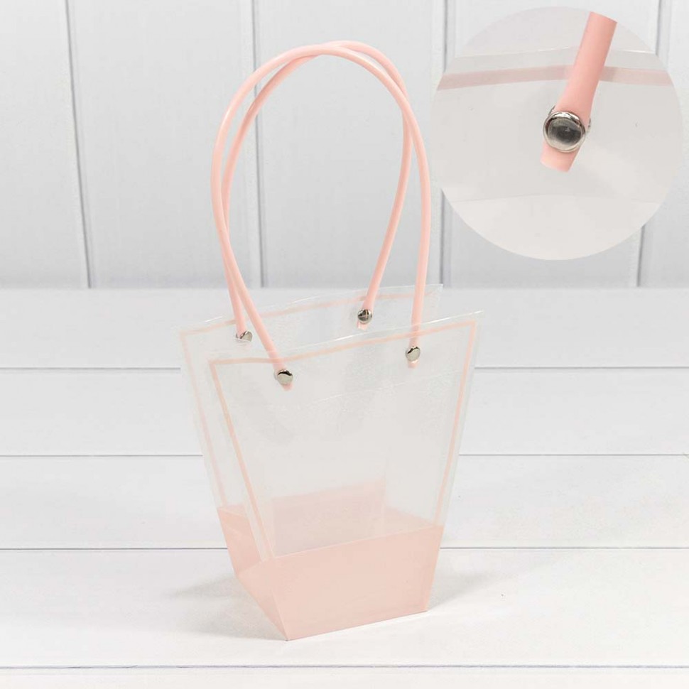 000175G Пакет пластиковый "Ваза для цветов" 16*16*8 Розовый 1/10 1/300 000175G Пакет пластиковый "Ваза для цветов" 16*16*8 Розовый 1/10 1/300