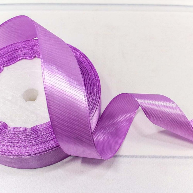 562-20/113 Лента Атласная Сатин 2см*25ярд Фиалковый 1/10 1/400