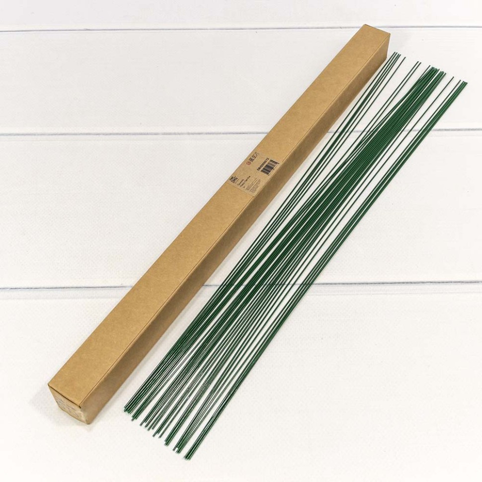 420060/12 Проволока 1,2мм*40см Зелёный 1кг 1/15